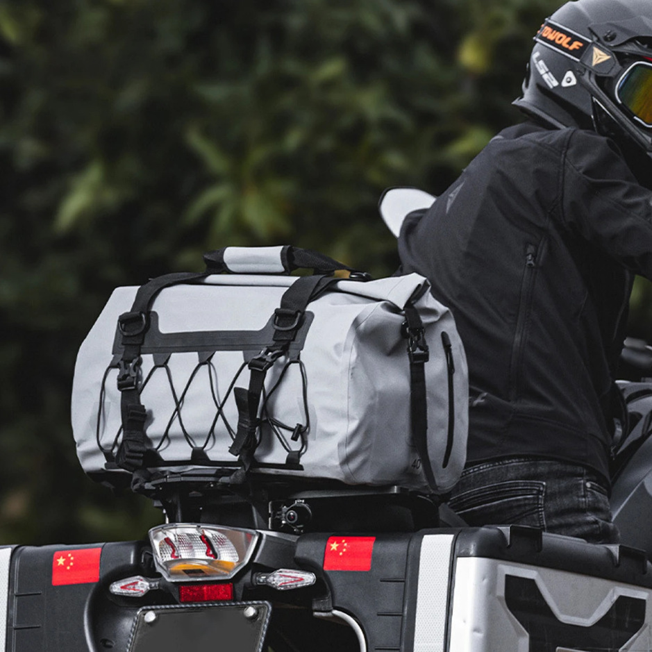 Motorcycle Gear Companies - Bolsa Traseira para Motocicleta Impermeável, Grande