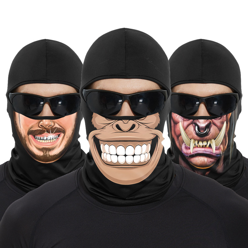 Funny Ape Mouth Skull Balaclav - Motorcycle Gear For Woman avaliação e preço